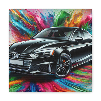 Audi A5 Canva Wall Art, Luxury Car Decor, Automotive Canva Painting, Perfect Gift for Car Lovers and Enthusiasts