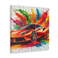 Ferrari Wall Art Canva Painting - Luxury Car Home Decor, Exclusive Italian Supercar, Perfect Gift for Car Enthusiasts and Collectors