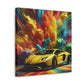 Lamborghini Aventador Canva Wall Art, Luxurious Car Painting, Home Decor, Office Decor, Unique Gift for Car Enthusiasts and Collectors