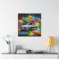 Audi A5 Car Canva Painting, Sports Car Wall Art, Luxury Vehicle Home Decor, Ideal Gift for Car Lovers, Auto Enthusiast Wall Decoration