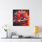 Chevrolet Corvette Canva Painting - Handmade Wall Art, Unique Car Themed Decor, Perfect Gift for Car Enthusiasts and Collectors