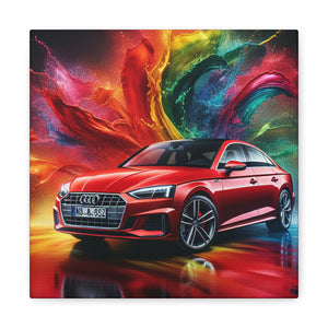 Audi A5 Premium Canva Artwork - Perfect for Home Decor, Car Enthusiasts, and Modern Wall Art Gifts