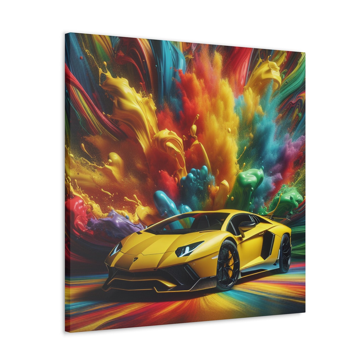 Lamborghini Aventador Canva Wall Art, Luxurious Car Painting, Home Decor, Office Decor, Unique Gift for Car Enthusiasts and Collectors