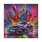 Mercedes AMG Wall Art Canva, Luxury Car Home Decor, Automotive Painting, High-Quality Print, Garage Decor, Car Enthusiast Gift