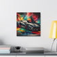 Lamborghini Aventador Canva Art - Luxury Car Wall Decor, Hand-Painted Sports Vehicle, Unique Quality Home Decor Gift, Exclusive Artwork
