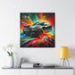 Dodge Charger Canva Painting - Large Wall Art, High Quality Home Decor, Unique Gift for Car Lovers and Enthusiasts