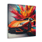 Lamborghini Aventador Wall Art - Luxury Car Canvas Painting - Exotic Sports Car Home Decor - Perfect for Office, Man Cave, or Garage