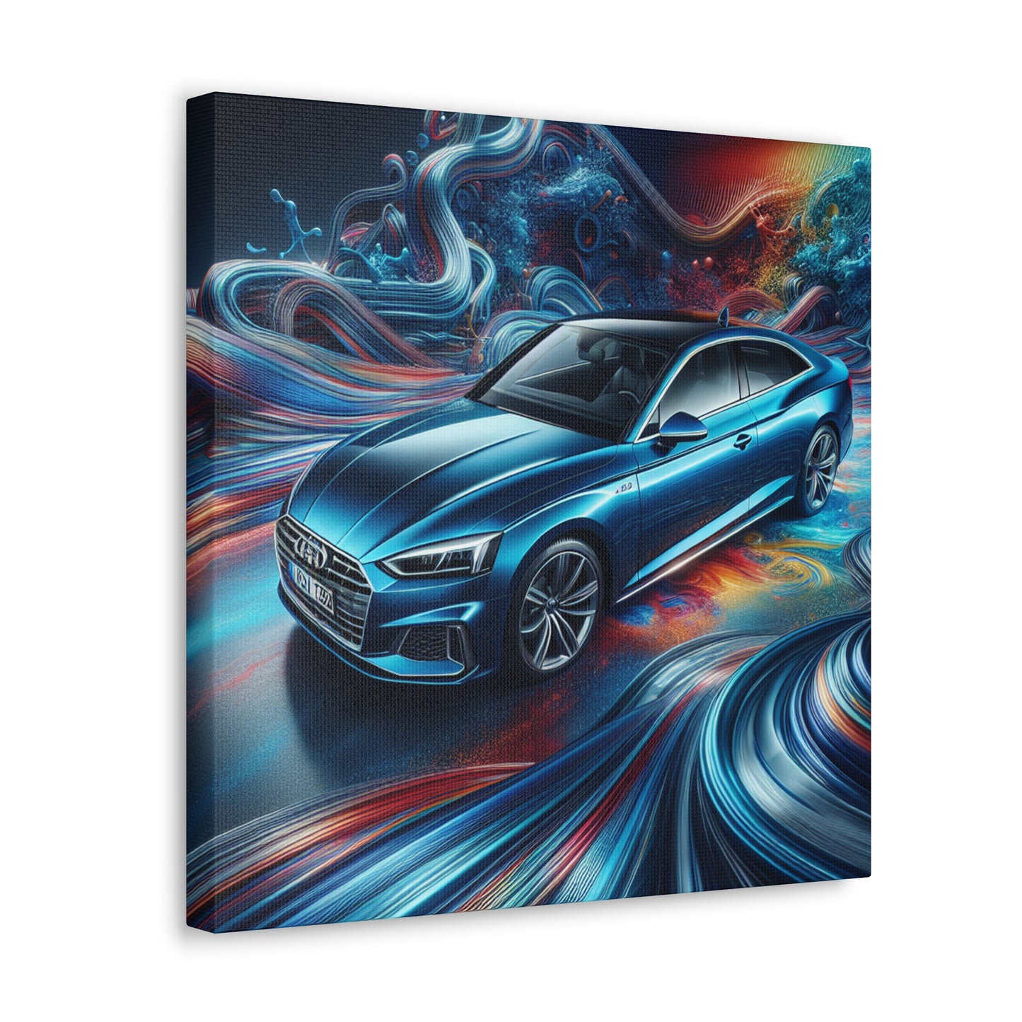 Audi A5 Wall Art, Car Enthusiast Gift, Large Canva Painting, Luxury Car Decor, Modern Home and Office Decoration, Car Lover Artwork