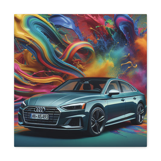 Audi A5 Car Artwork, High-Resolution Canva Print, Luxury Car Wall Decor, Perfect Gift for Car Enthusiast and Audi Lovers