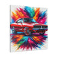 Dodge Charger Wall Art, Car Canva Painting, Automotive Decor, Unique Gift for Auto Enthusiast, Collector's Favorite, Muscle Car