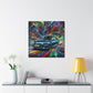 Audi A5 Canva Painting, Hand Painted Wall Art, Luxury Car Decor, Modern Home Office, Unique Gift for Car Lovers and Enthusiasts