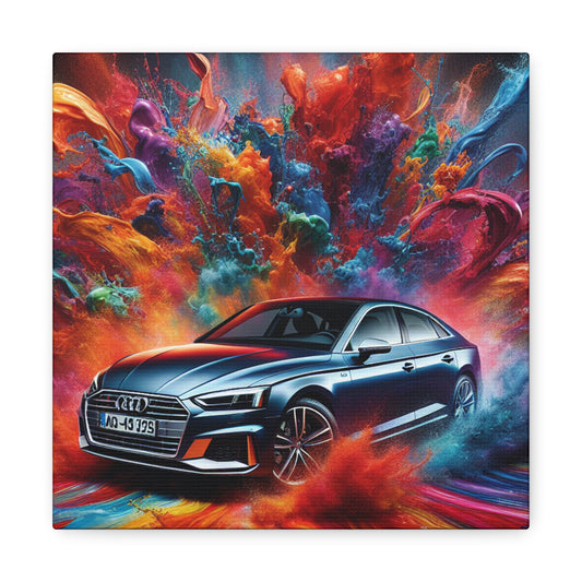 Audi A5 Luxury Car Canva Art - High Quality Print, Modern Wall Decor, Unique Gift for Car Lovers and Audi Fans