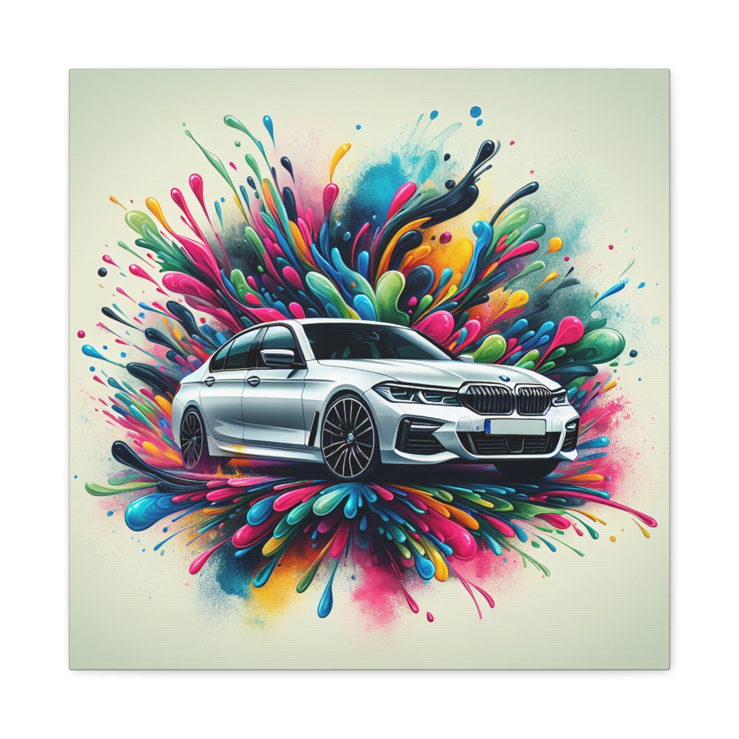 BMW Luxury Car Wall Art, Canva Prints for Home Decor, Modern Painting for Car Lovers & Office, Gift for Men and Automobile Enthusiasts