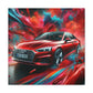 Audi A5 Car Canva Painting, Luxury Automobile Wall Art, Home Decor, Garage or Man Cave Gift Idea, For Car Enthusiast and Audi Lovers