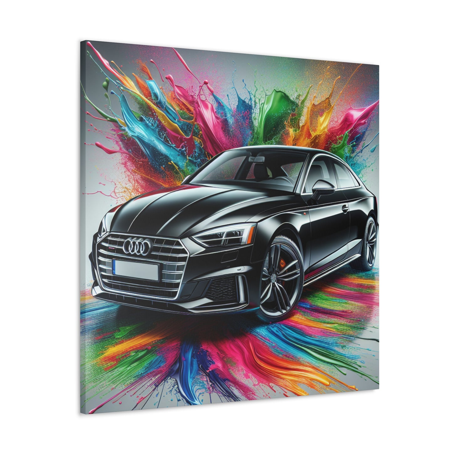 Audi A5 Canva Wall Art, Luxury Car Decor, Automotive Canva Painting, Perfect Gift for Car Lovers and Enthusiasts