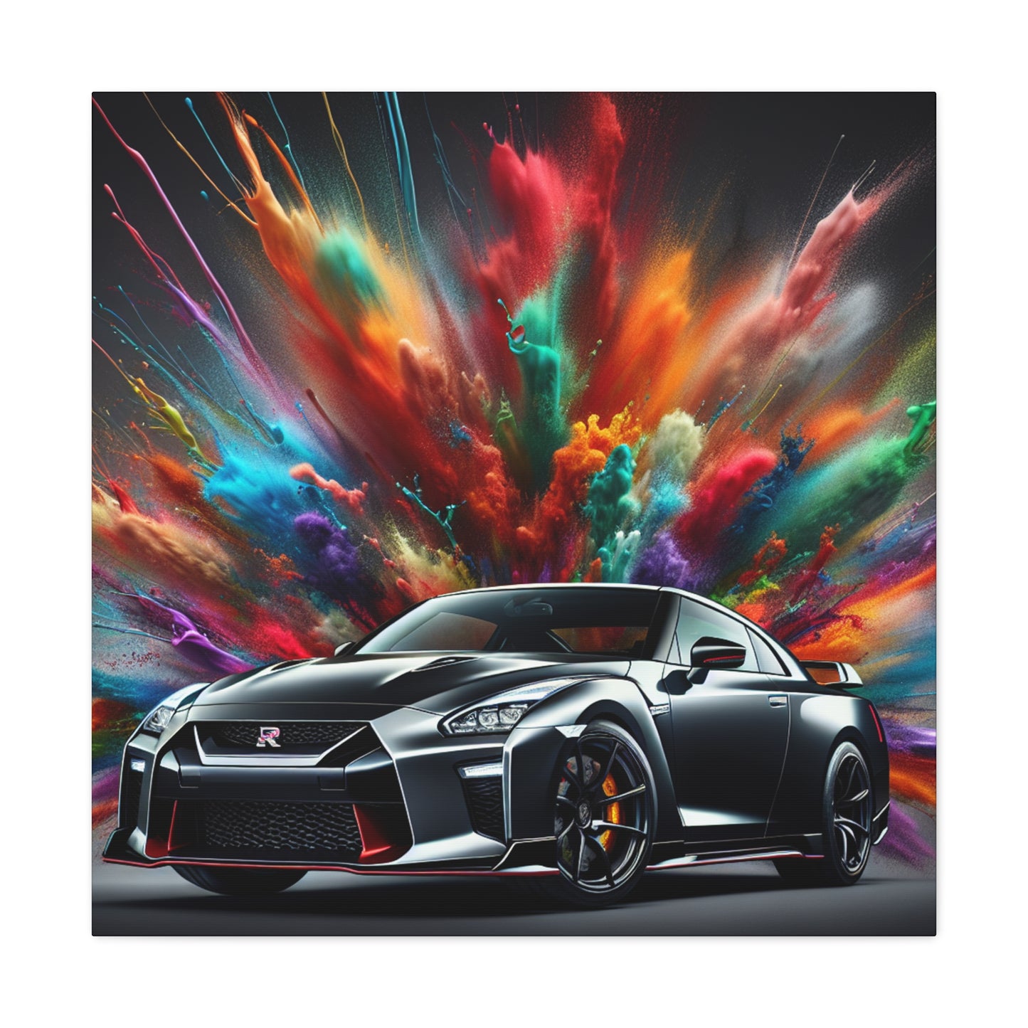 Stunning Nissan GT-R Wall Art Canva Painting - Perfect Home Decor - Ideal for Car Lovers and Collectors