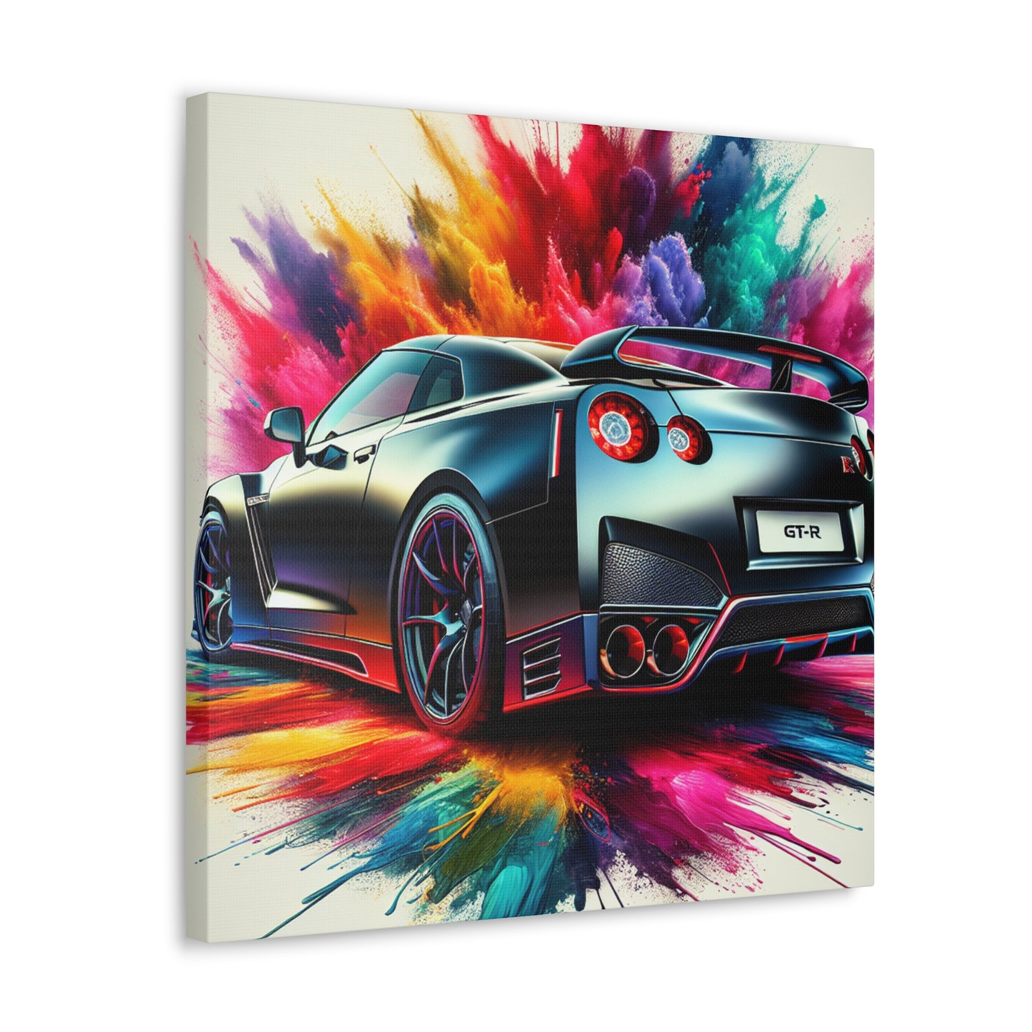 Nissan GT-R Wall Art Canva Painting - Unique Home Decor, Car Enthusiasts, Luxury Automobile, Perfect Gift Idea, Beautiful Print Design