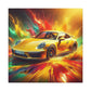 Porsche 911 Canva Painting, Premium Quality Wall Art, Luxury Car Enthusiast Decor, Classic Automobile Artwork, and Collector's Ideal Gift