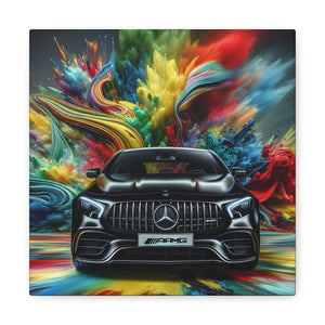 Mercedes AMG Wall Art Canva Painting - Luxury Car Decor, Perfect Gift for Car Lovers and Automotive Enthusiasts