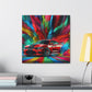 Dodge Charger Canva Painting - Large Wall Art, Home and Office Decor, Unique Car Artwork, Gift for Auto Enthusiasts, Car Lovers Present