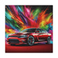 Vintage Dodge Charger Wall Art, Classic Car Canvas Painting, Automobile Decor, Perfect Gift for Car Enthusiasts and Collector's Item