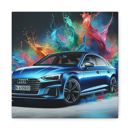 Audi A5 Canva Painting, Handmade Wall Art - Perfect for Car Enthusiasts, Home and Office Decor, Unique Gift Idea