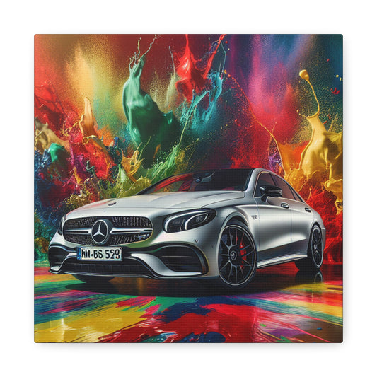 Mercedes AMG Handmade Canva Painting - Luxury Car Artwork - Perfect for Office and Home Decor - Unique Gift for Car Enthusiasts