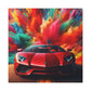 Lamborghini Aventador Canva Wall Art - Super Car Painting, Canvas Print for Car Lovers, Home Decor, Boy's Room Wall Art, Unique Gift