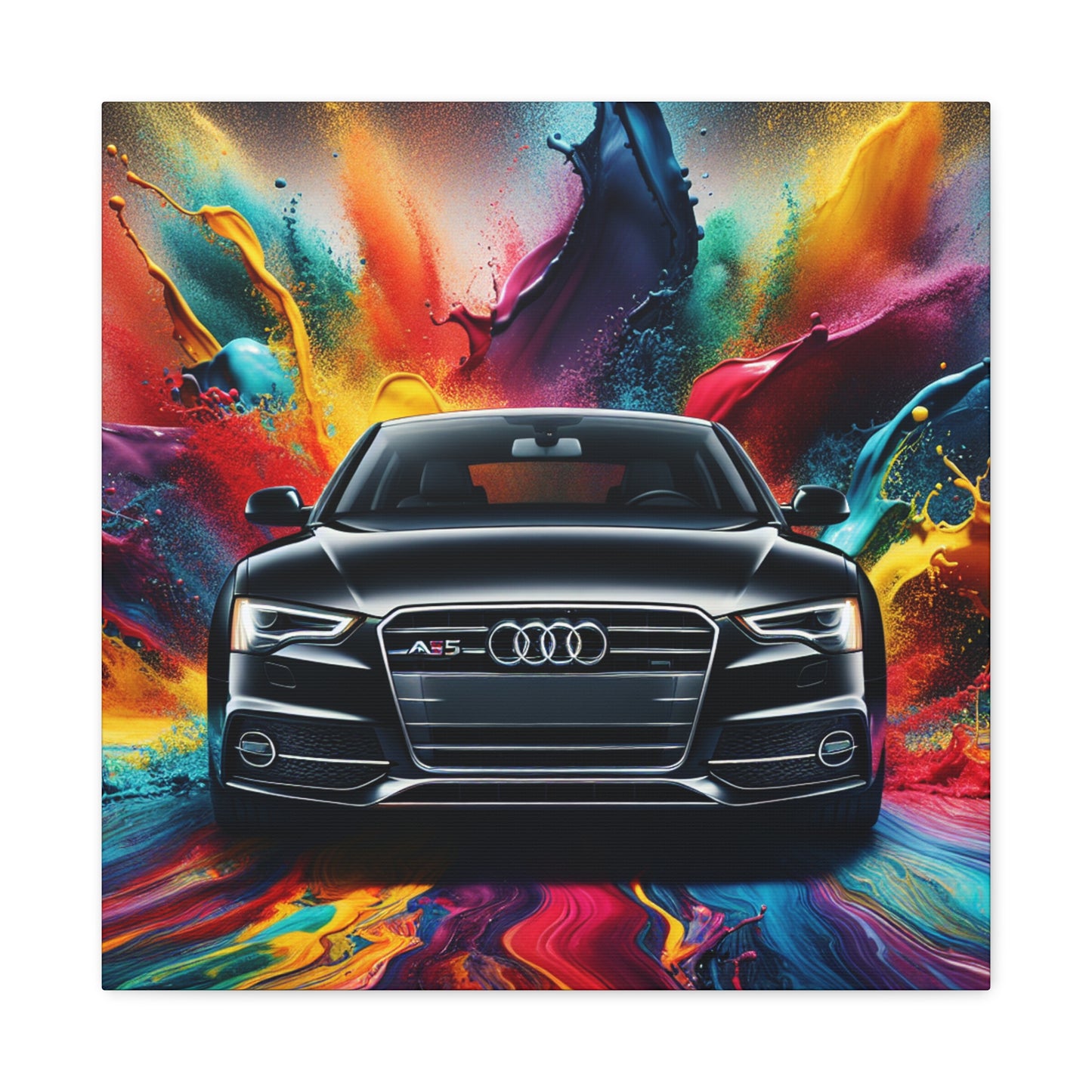 Audi A5 Wall Art Canva Painting - Premium Car Decor, Modern Home and Office Decoration, Unique Gift for Audi Lovers