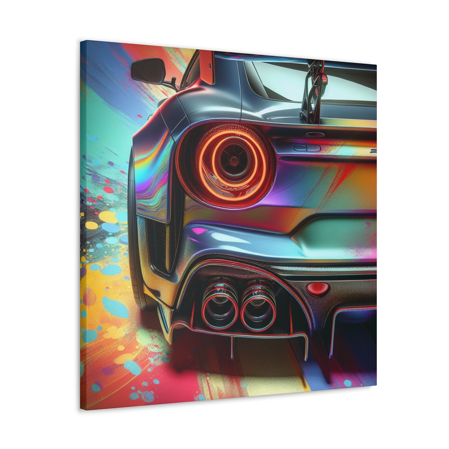 Nissan GT-R Wall Art, Exclusive Sports Car Canva Painting, Home Decor, Car Lover Gift, Automotive Artwork, Modern Design, Large Print