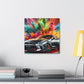 Nissan GT-R Canva Wall Art, Modern Sports Car Painting, Perfect Gift, Home or Office Decor, Auto Enthusiast Must-Have, Car Artwork