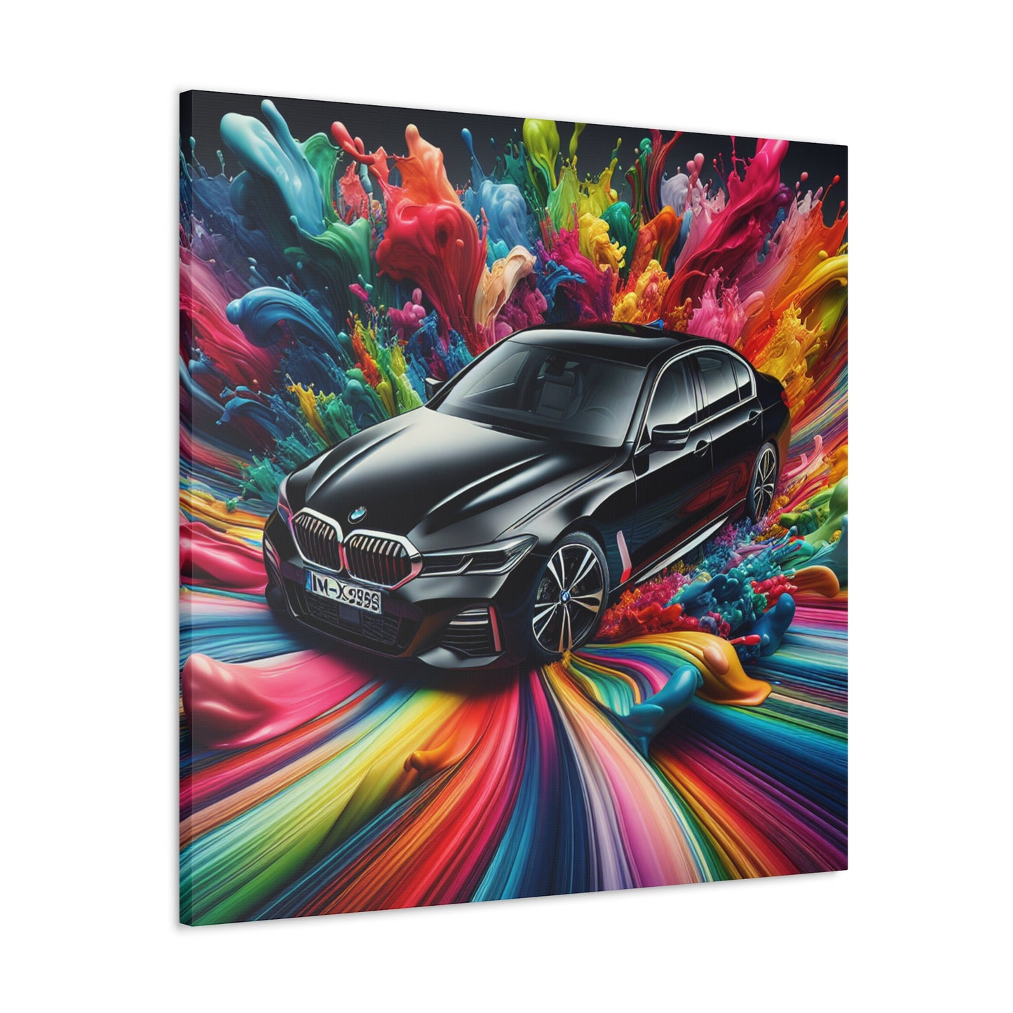 Luxury BMW Car Wall Art, Modern Canvas Painting, Automotive Decor, Unique Gift for Car Lovers and Enthusiasts, High-Quality Print