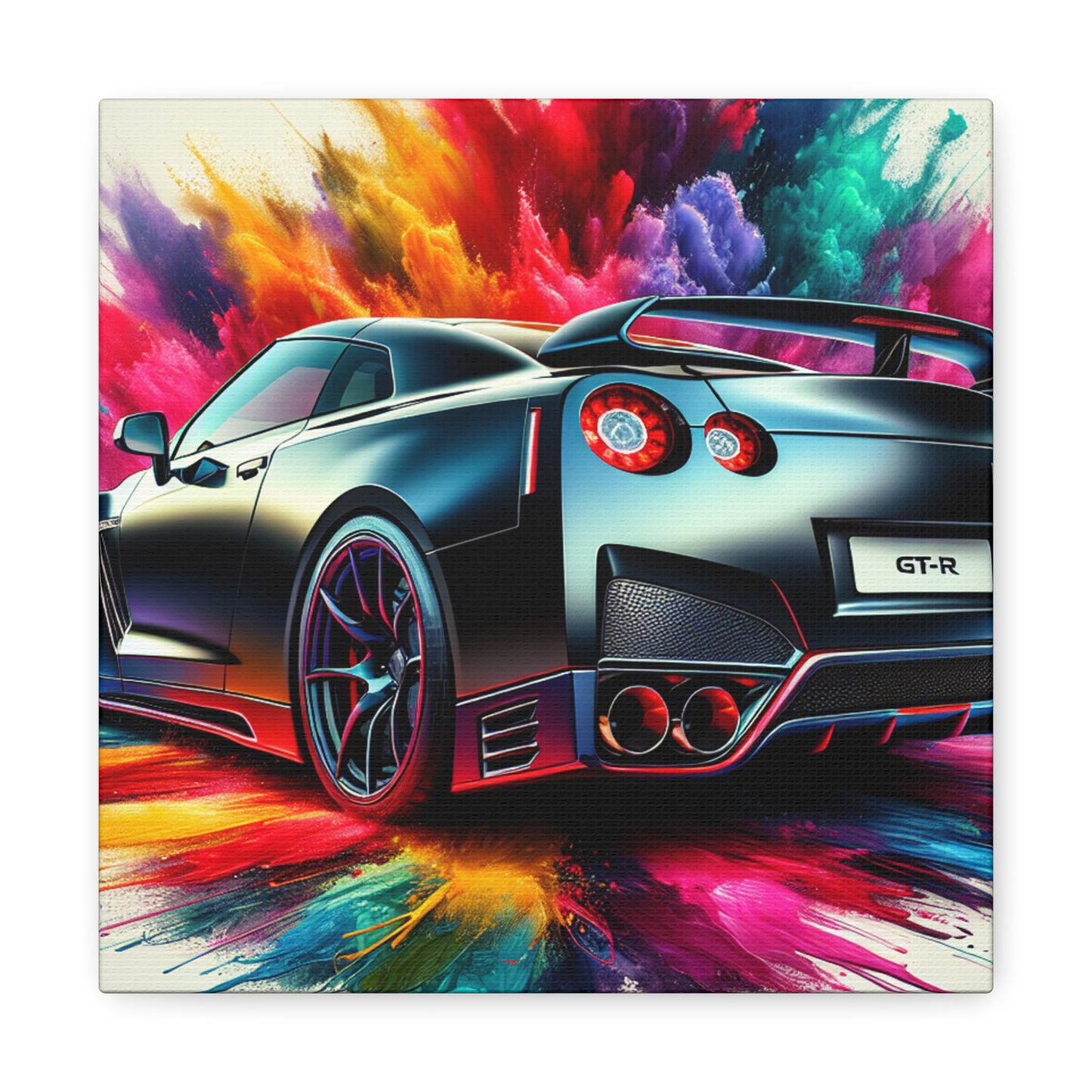 Nissan GT-R Wall Art Canva Painting - Unique Home Decor, Car Enthusiasts, Luxury Automobile, Perfect Gift Idea, Beautiful Print Design