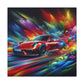 Porsche 911 Wall Art Canva - Luxury Car Painting, Automotive Home Decor, Framed Car enthusiast gift