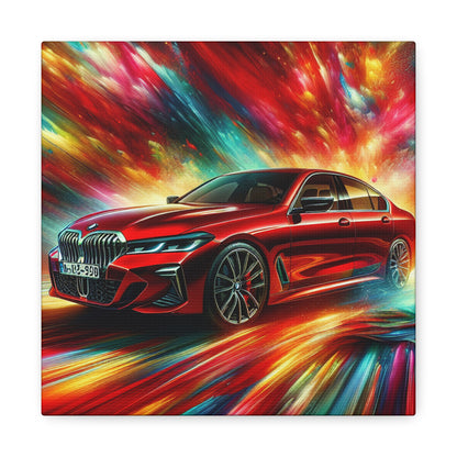 BMW Wall Art Canva Painting, Luxury Car Wall Decor, Automobile Home Decoration, Gift for Car Lovers, High Quality Canvas Print, Large Wall Art