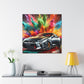 Nissan GT-R Canva Wall Art, Modern Sports Car Painting, Perfect Gift, Home or Office Decor, Auto Enthusiast Must-Have, Car Artwork