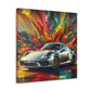 Porsche 911 Artwork, Exquisite Car Canva Painting, Perfect Gift for Luxury Car Enthusiasts and Art Lovers, Wall Decor