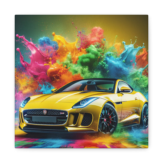 Jaguar F-Type Canva Painting, Luxurious Car Art, High Quality Home Decor, Unique Gift for Car Enthusiast and Collector