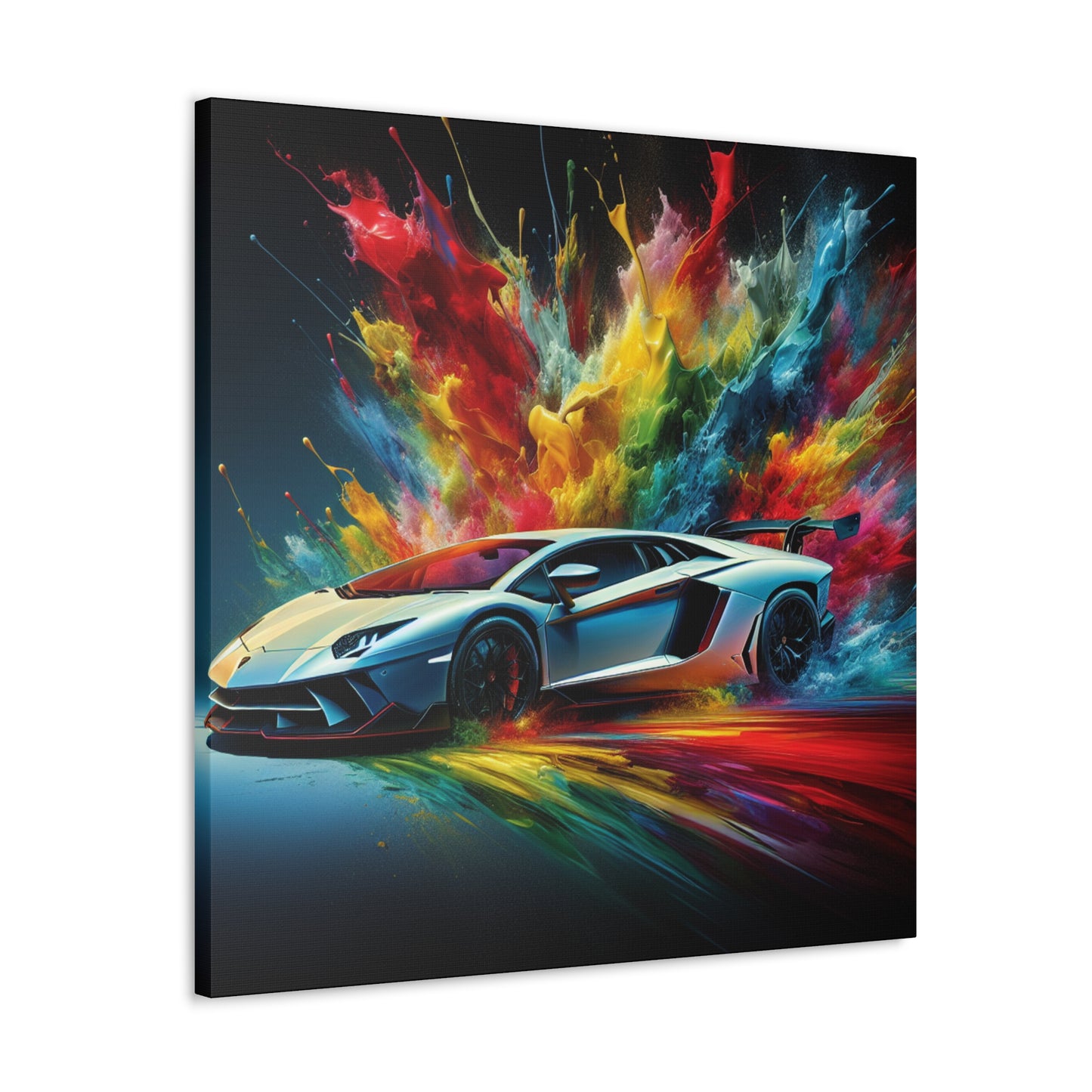 Luxury Lamborghini Aventador Wall Art Canva - Perfect for Car Enthusiasts and Home Decor - High-Quality Print