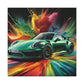 Porsche 911 Wall Art Canva Painting - Luxury Car Artwork, Home Decor, Perfect for Man Cave, Gift for Car Enthusiasts and Collectors