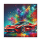 Luxury Ferrari Canva Painting - Home Decor, Wall Art, Unique Gift for Car Lover, High Quality, Hand-painted and Ready to Hang Artwork