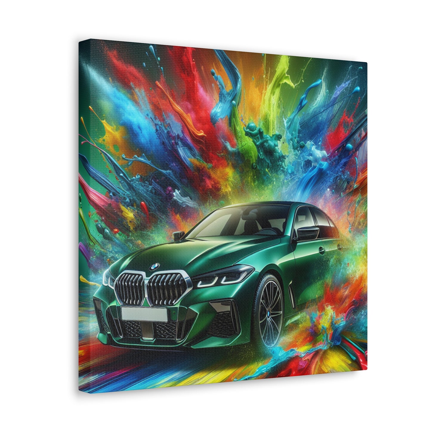 BMW Wall Art Canvas Painting - Luxury Car Print, Home Decor, Automotive Artwork, Perfect for Car Lovers and Enthusiasts