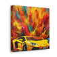 Lamborghini Aventador Canva Painting, Exotic Car Wall Art, Perfect Gift for Car Enthusiasts, High-Quality Print, Home and Office Decor