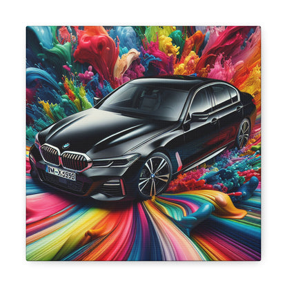 Luxury BMW Car Wall Art, Modern Canvas Painting, Automotive Decor, Unique Gift for Car Lovers and Enthusiasts, High-Quality Print