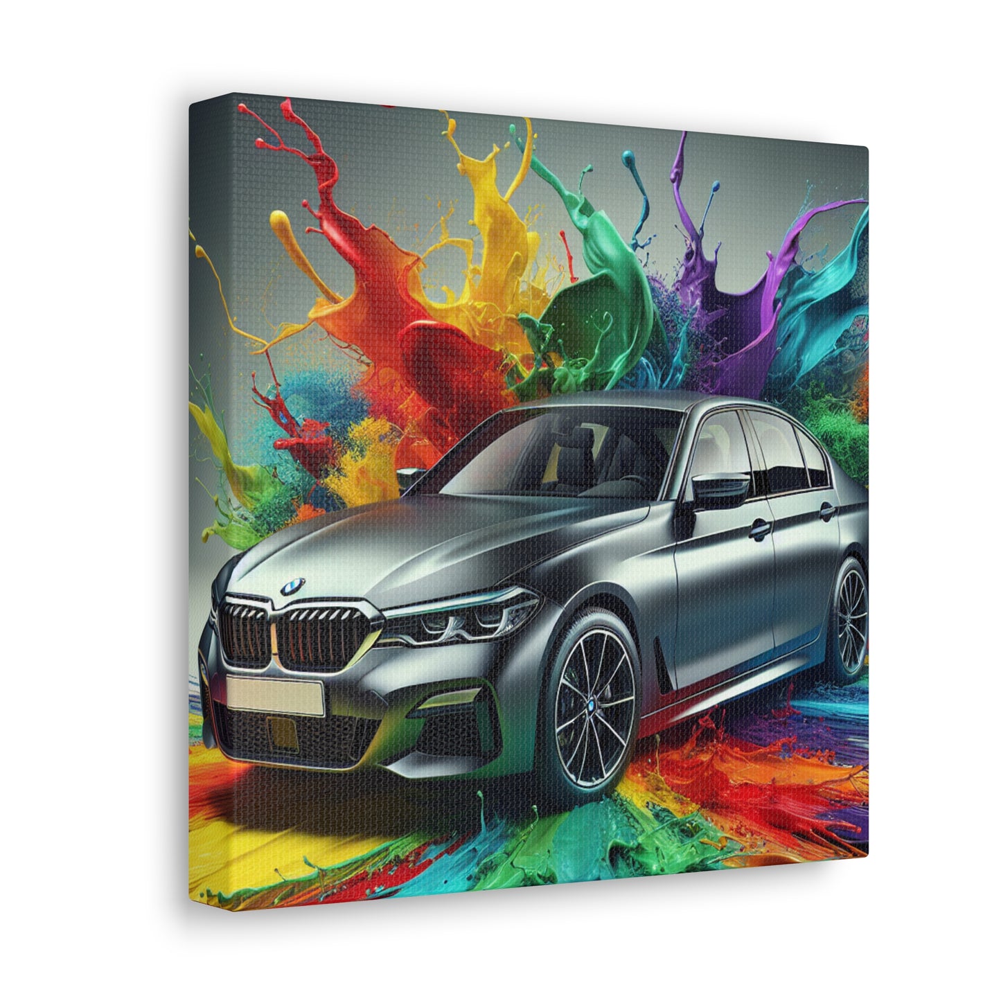 BMW Luxury Sports Car Canva Painting, Unique Wall Decor, Car Enthusiast Gift, High-Quality Print, Home and Office Art, Automobile Lover Present