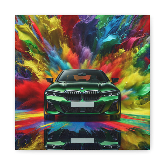 BMW Luxury Car Wall Art, Abstract Canva Painting, Home Decor, Gift for Car Enthusiasts and BMW Lovers, Office Wall Decor