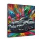 Luxury BMW Car Art- Modern Home Decor, Handmade Canva Painting, Enthusiast Car Lover Wall Art