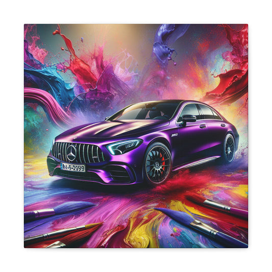 Mercedes AMG Canva Painting, Luxury Car Wall Art, High Quality Print, Gift for Car Lovers and Enthusiasts, Home Decor Piece