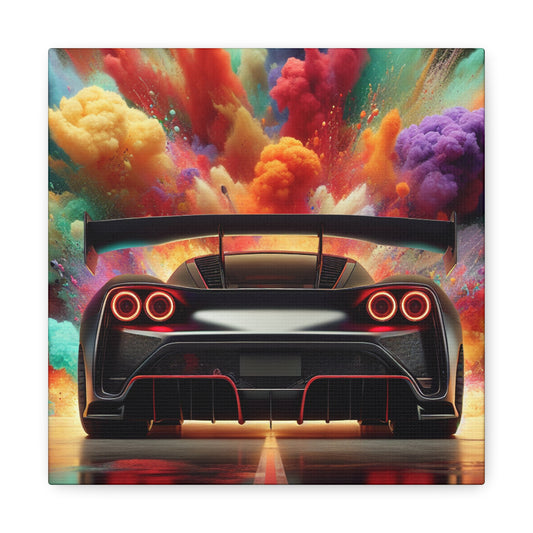 Nissan GT-R Canva Painting, Modern Car Wall Art, Sports Car Print Decor, Car Enthusiast Gift, Auto Art, Large Abstract Painting for Home Office