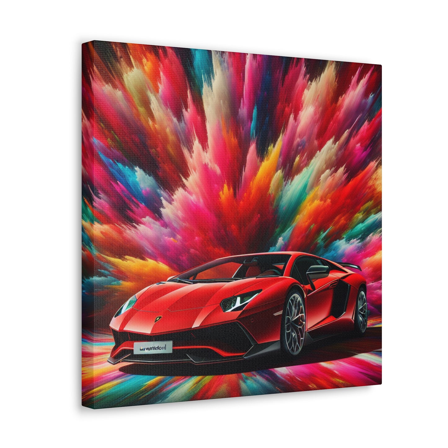 Lamborghini Aventador Canva Art, Exotic Car Wall Decor, Modern Sports Car Canva Painting, Perfect Gift for Car Enthusiasts, Home and Office